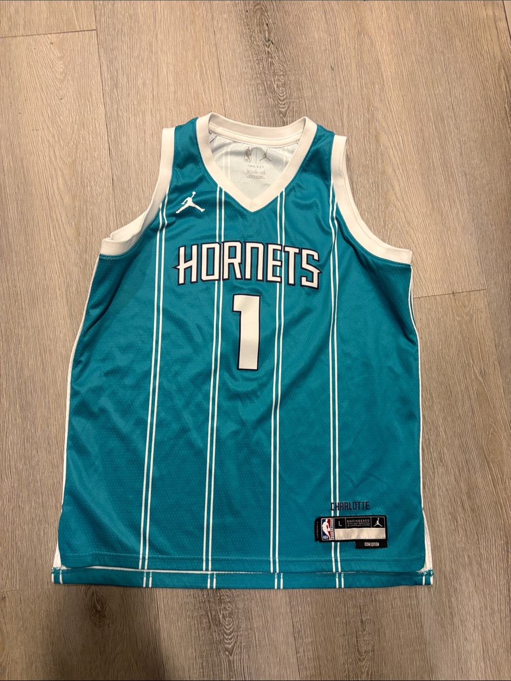 LaMelo Ball Charlotte Hornets Teal #1 Basketball Jersey